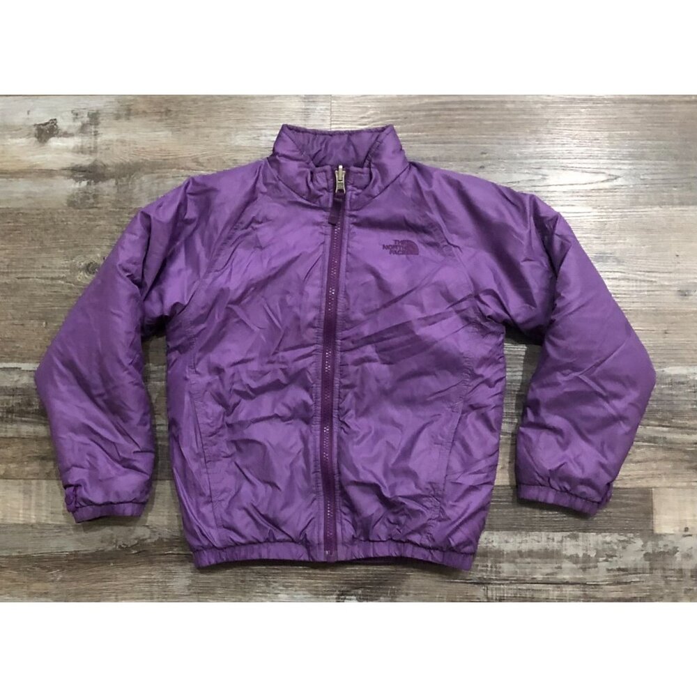 The North Face Girls Youth XS Purple Kira Triclimate Puffer Jacket Full Zip